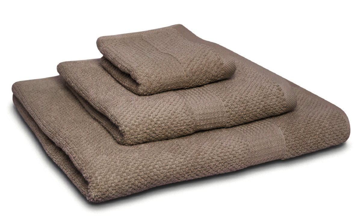 Handdoek Popcorn Collectie – 4 stuks – 50×90 – nougat - Afbeelding 3