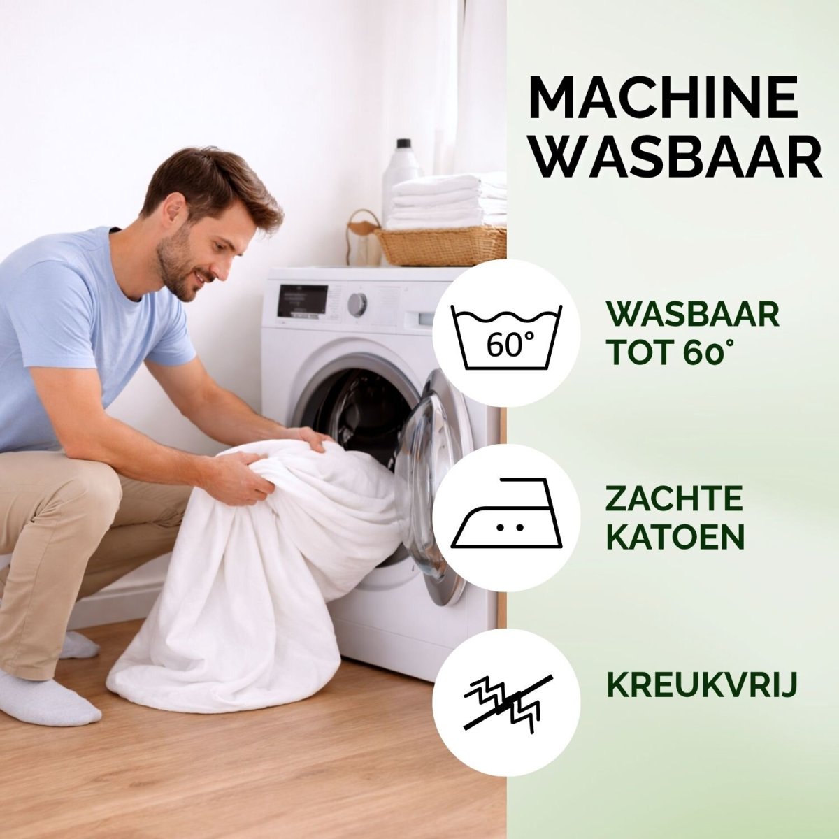 Droomtextiel Topper Molton Hoeslaken – 70 x 200 cm – 100% Katoen - Afbeelding 6