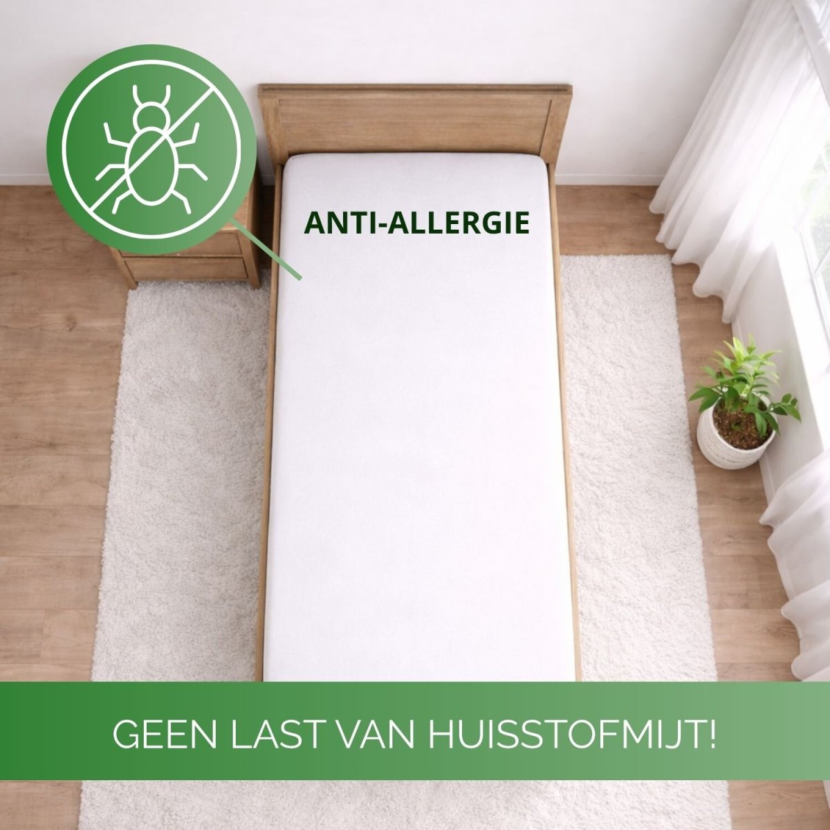 Droomtextiel Topper Molton Hoeslaken – 70 x 200 cm – 100% Katoen - Afbeelding 9
