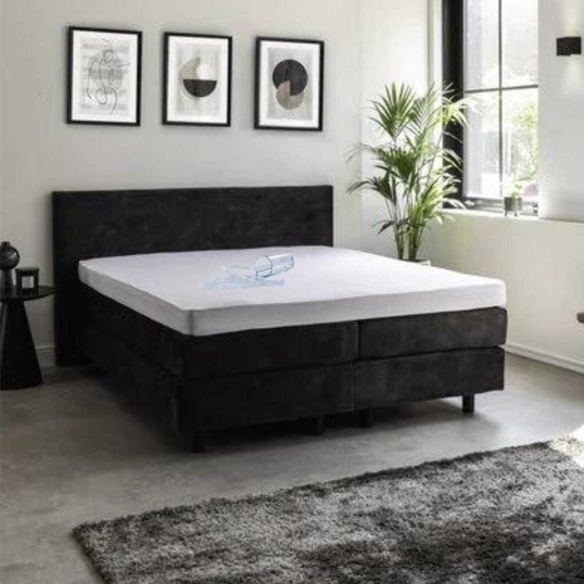 Droomtextiel Molton Topper Hoeslaken Waterdicht 80×200 cm - Afbeelding 3