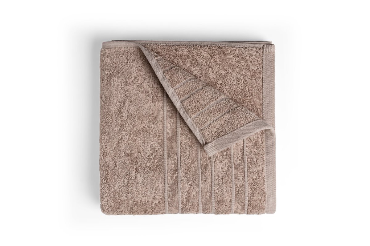 Handdoek DoubleLife Recycled Cotton Collectie – 4 stuks – 50×100 – warm sand - Afbeelding 3