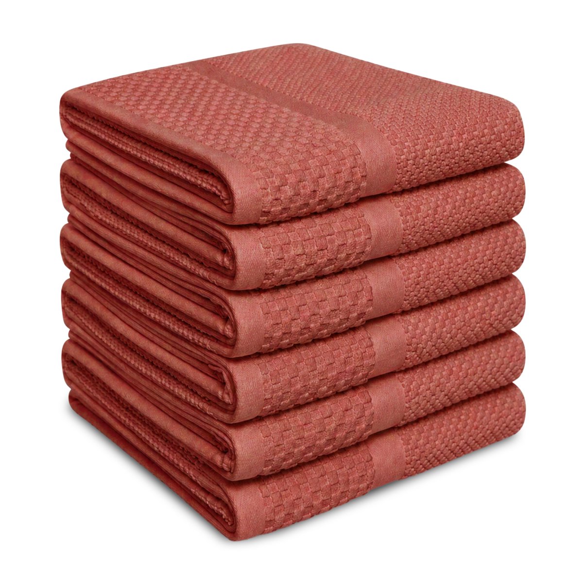 Handdoek Soft Popcorn Collectie – 6 stuks – 50×90 – oudroze - Afbeelding 3