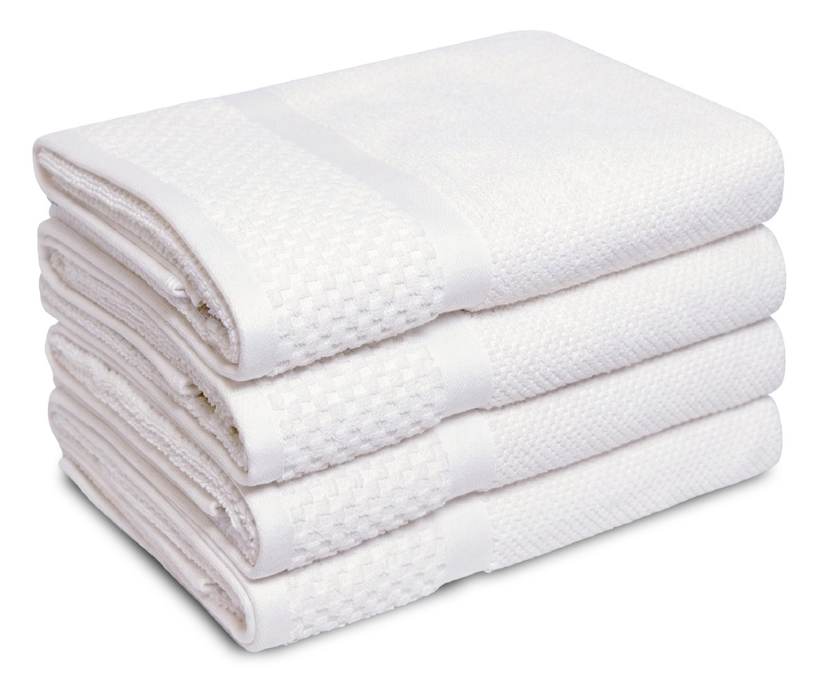 Handdoek Soft Popcorn Collectie – 4 stuks – 70×140 – wit - Afbeelding 2