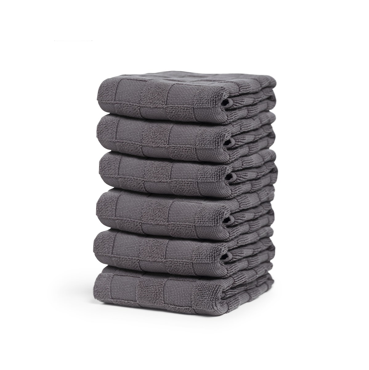 Cinderella Keukendoek Checkmaid Anthracite Grijs - Afbeelding 2