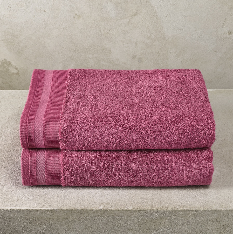 De Witte Lietaer Douchelaken Excellence Fuchsia - Afbeelding 2
