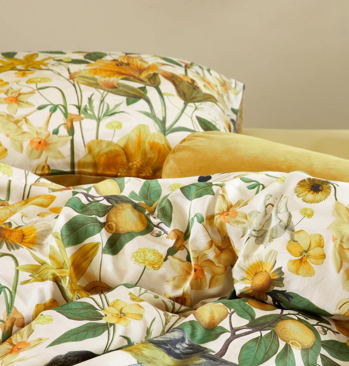 Essenza Dekbedovertrek(set) Lisa Yellow Silk - Afbeelding 3