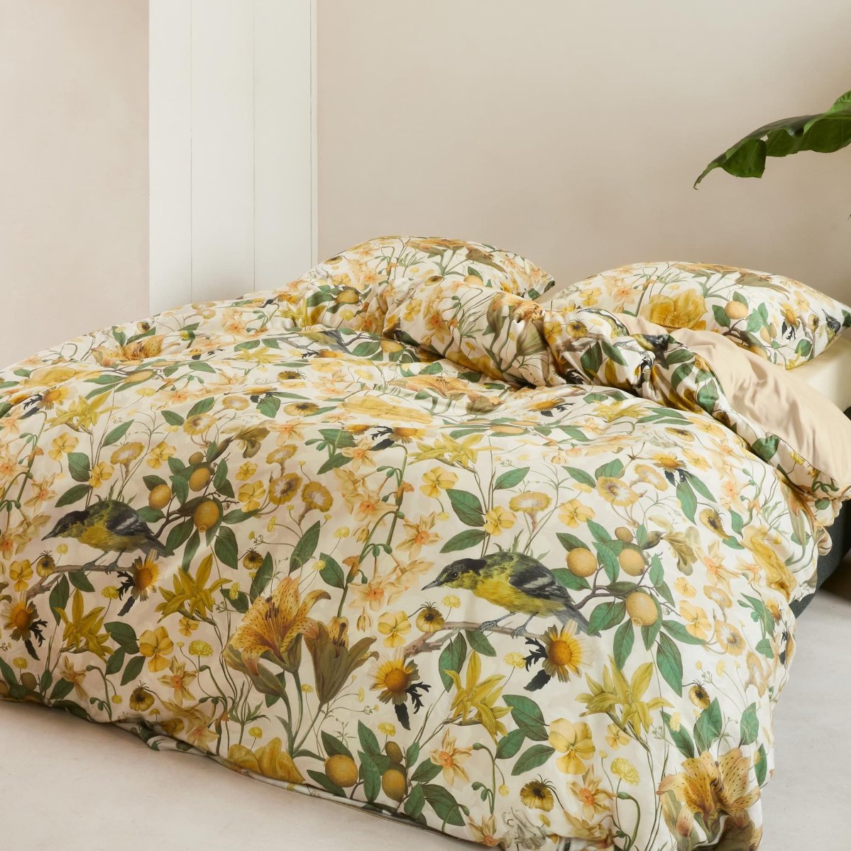 Essenza Dekbedovertrek(set) Lisa Yellow Silk - Afbeelding 2