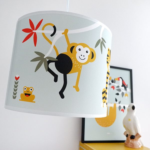Lamp Jungle Kinderkamer | old green - Afbeelding 2