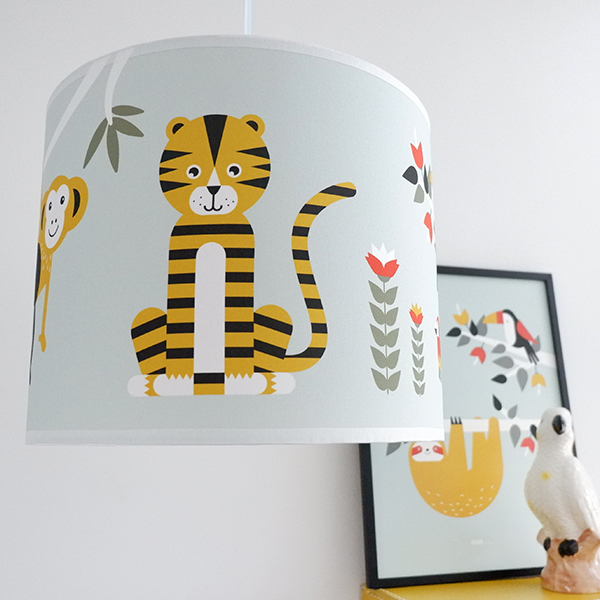 Lamp Jungle Kinderkamer | old green - Afbeelding 3