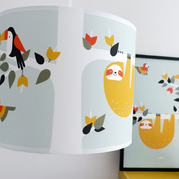 Lamp Jungle Kinderkamer | old green - Afbeelding 4