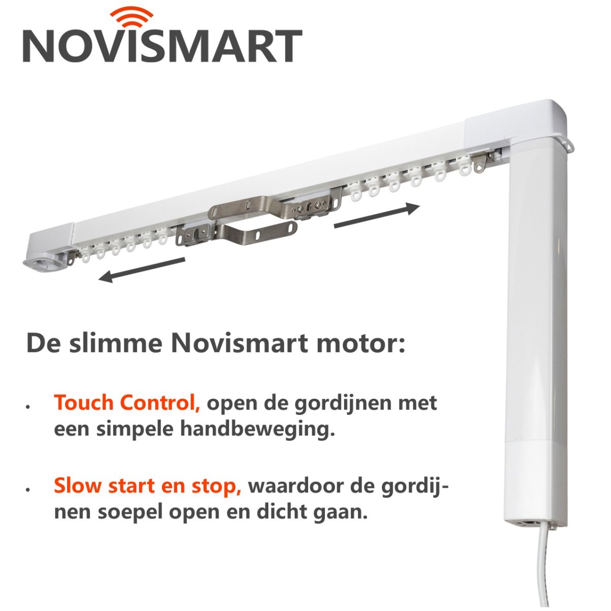 Elektrische Gordijnrails Wifi | Novismart - Afbeelding 6