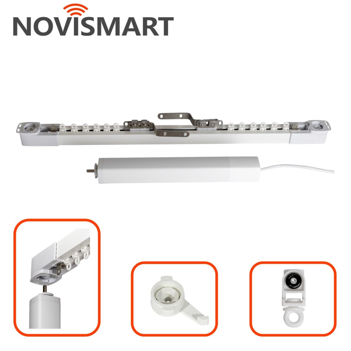 Elektrische Gordijnrails Wifi | Novismart - Afbeelding 4