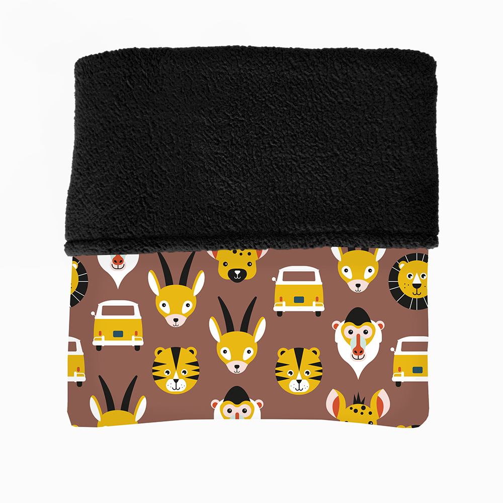 Teddydeken Safari terracotta bruin | Teddy naar keuze - Afbeelding 6