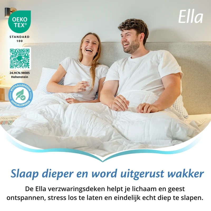 Ella Verzwaringsdeken - Wit - Afbeelding 5