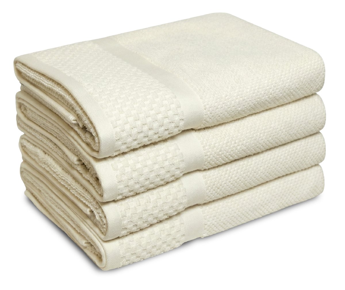 Handdoek Soft Popcorn Collectie – 4 stuks – 70×140 – creme - Afbeelding 2