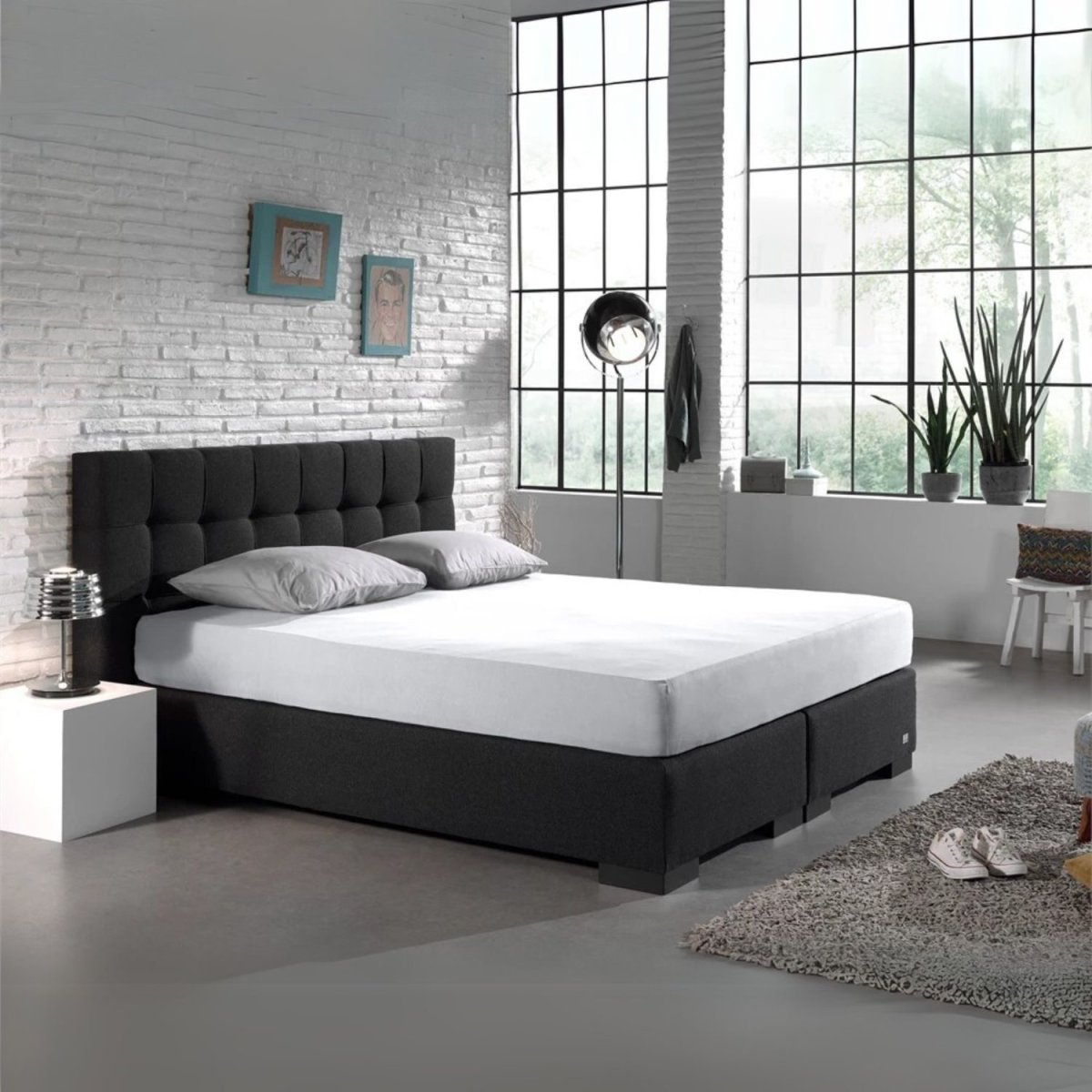 Droomtextiel Hoeslaken Premium Flanel Wit – 200×200 cm - Afbeelding 3