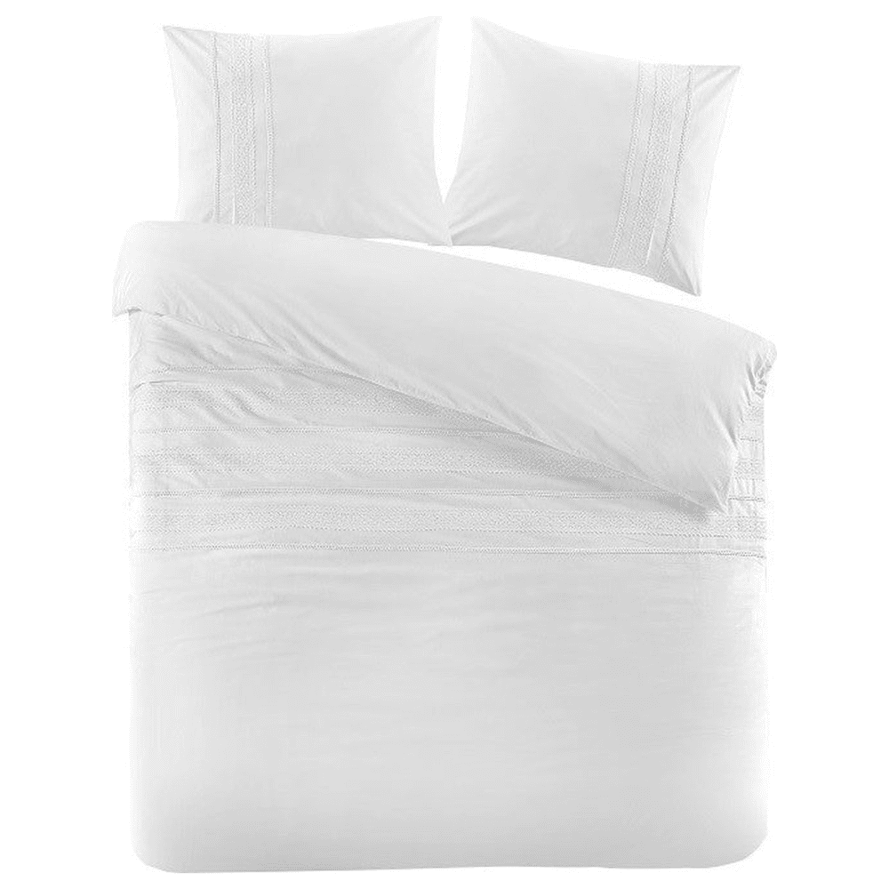 Papillon Dekbedovertrek Madrid Wit – 200-200/220 cm - Afbeelding 2