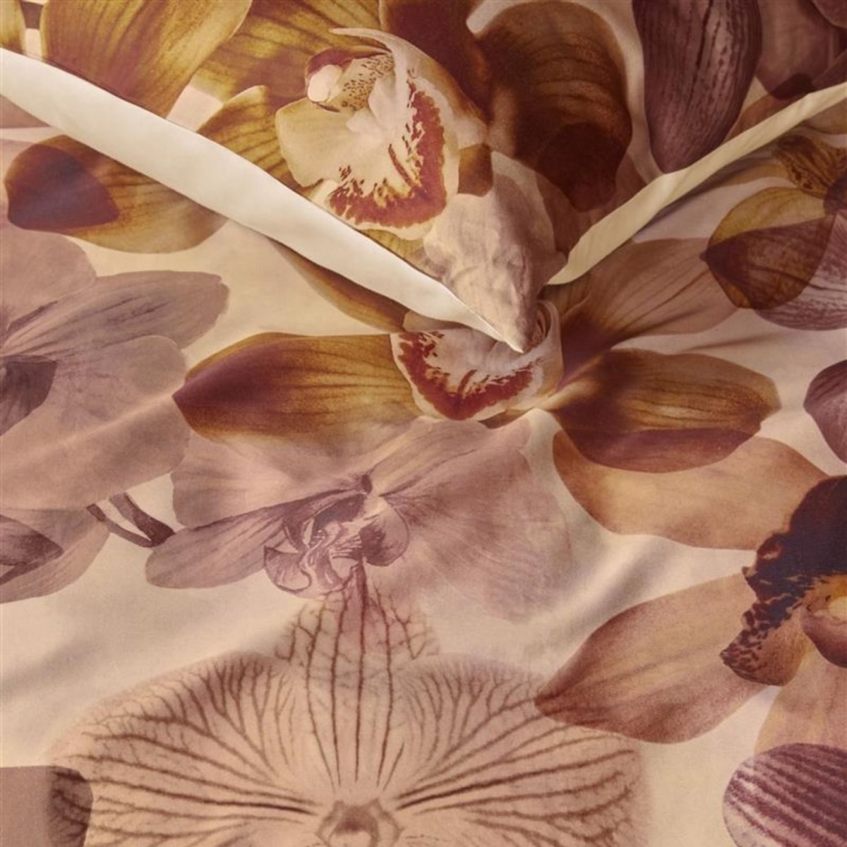 Beddinghouse Orchid Dekbedovertrek 140 x 200/220 cm – Terra - Afbeelding 4
