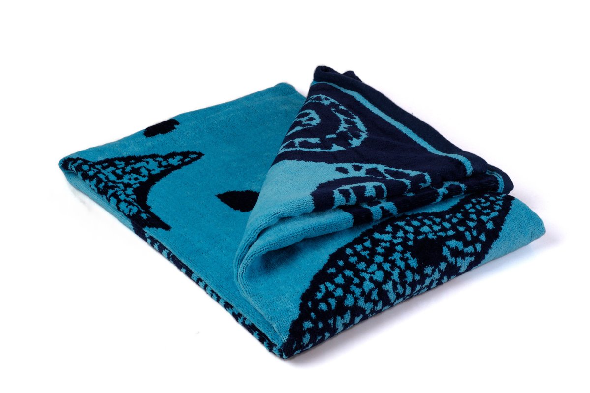 Strandlaken Velour – 100% katoen – 90×160 – dolphin - Afbeelding 2