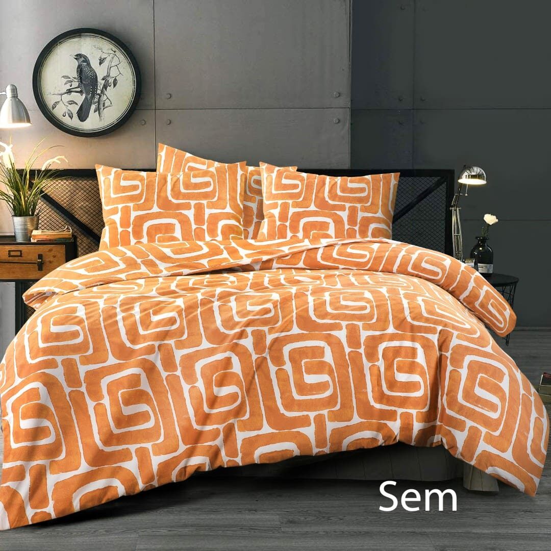 Day Dream Sem Dekbedovertrek – Lits-jumeaux – 240×200/220 cm – Oranje - Afbeelding 3
