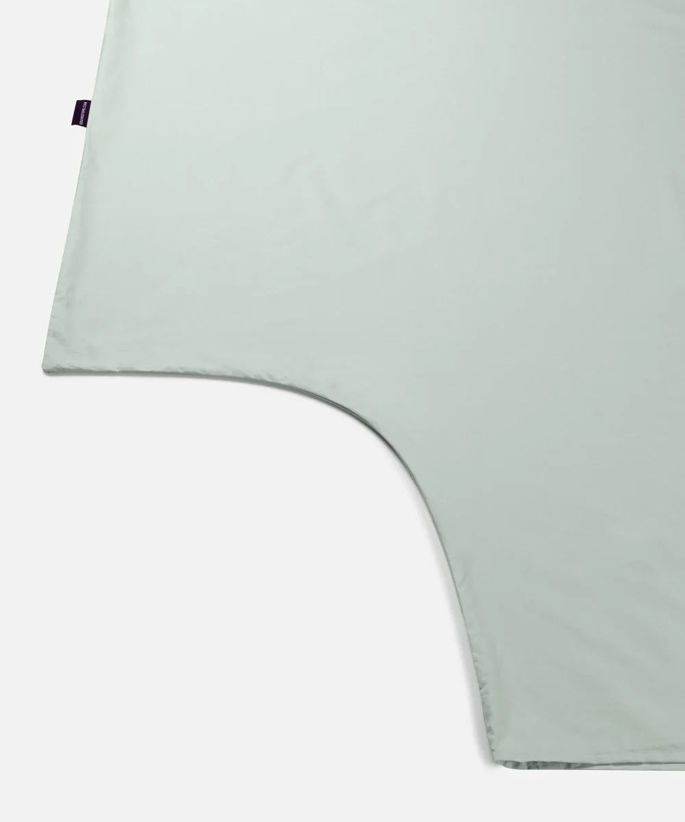 Kinderdekbedovertrek Egyptisch katoen Percal 400TC Pastel Green - Petit Hôtel - Afbeelding 7