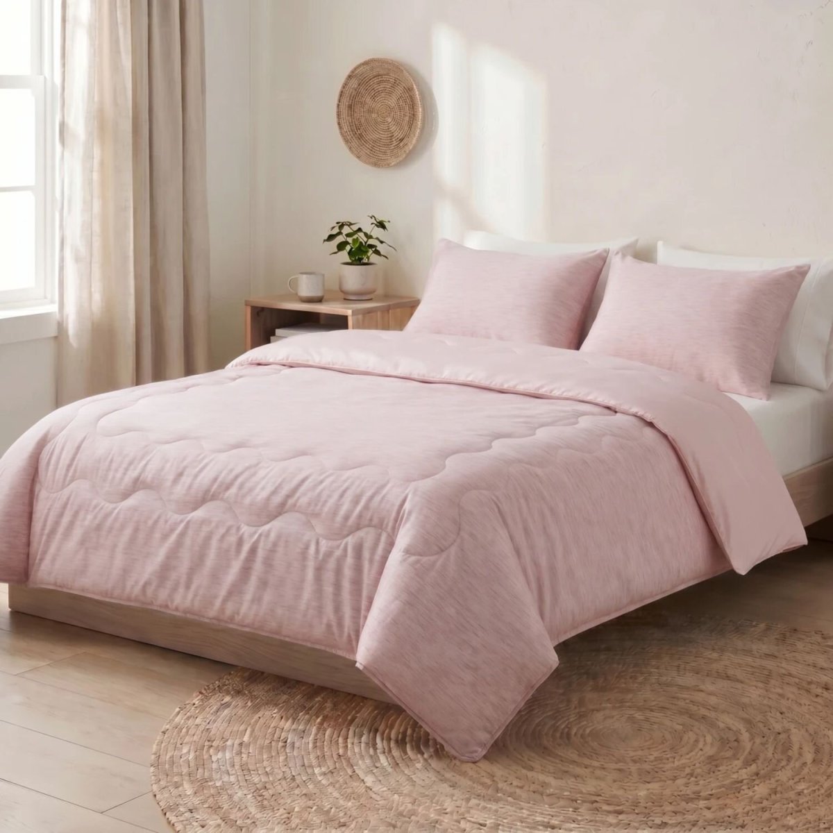 Droomtextiel Verkoelend Dekbed 240×200 cm – Roze - Afbeelding 3