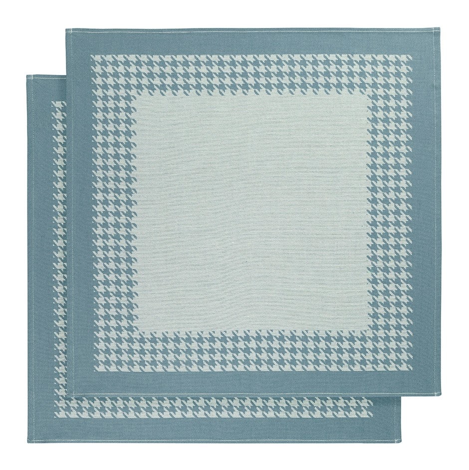 De Witte Lietaer Theedoek Pied de Poule Oxyde - Afbeelding 3