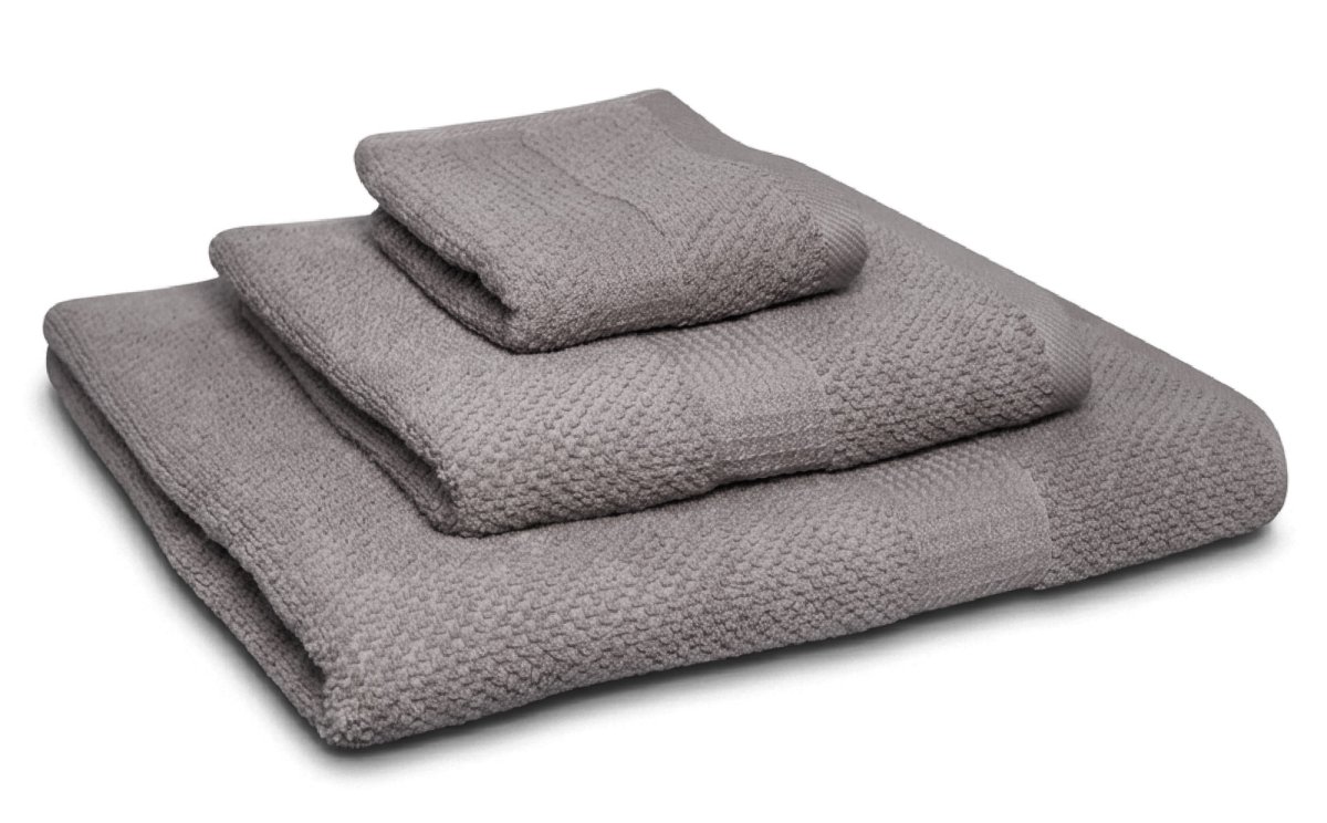 Gastendoek Popcorn Collectie – 8 stuks – 30×50 – grijs - Afbeelding 3