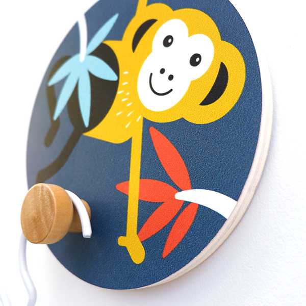 Kapstok Aap Jungle | donker blauw - Afbeelding 3