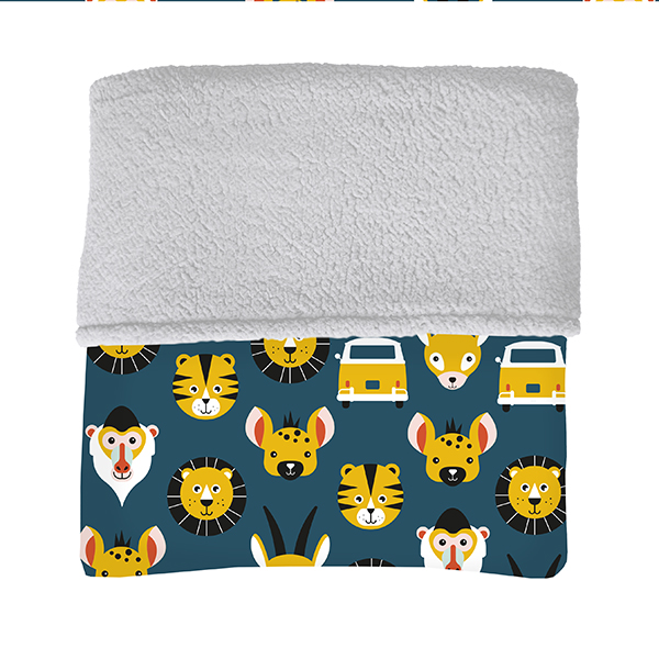 Teddydeken Safari donker blauw | Teddy naar keus - Afbeelding 5