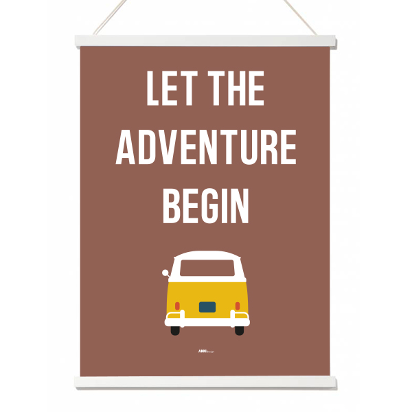 Poster XL Safari Adventure | terracotta bruin - Afbeelding 2